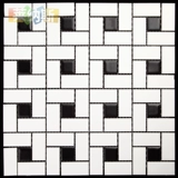 Северная керамическая мозаичная настенная плитка кирпич черно -белая плитка европейская ванная комната ванная комната кухня плитка метро