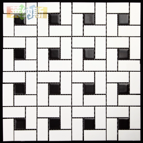 Северная керамическая мозаичная настенная плитка кирпич черно -белая плитка европейская ванная комната ванная комната кухня плитка метро