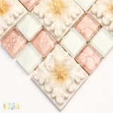 [Ленас] Мозаика Фоновая стена MTZ48 Европейские здания Строительные материалы Пасторальная стеклянная стеклянная плитка