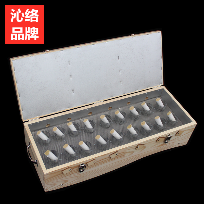 Solid wood Governor Vessel moxibustion moxibustion box household portable moxibustion back large moxibustion box net column warm moxibustion appliance instrument
