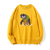 Crazy animal City ins same lightning Judy female new spring and autumn thin casual long sleeve round neck sweater top