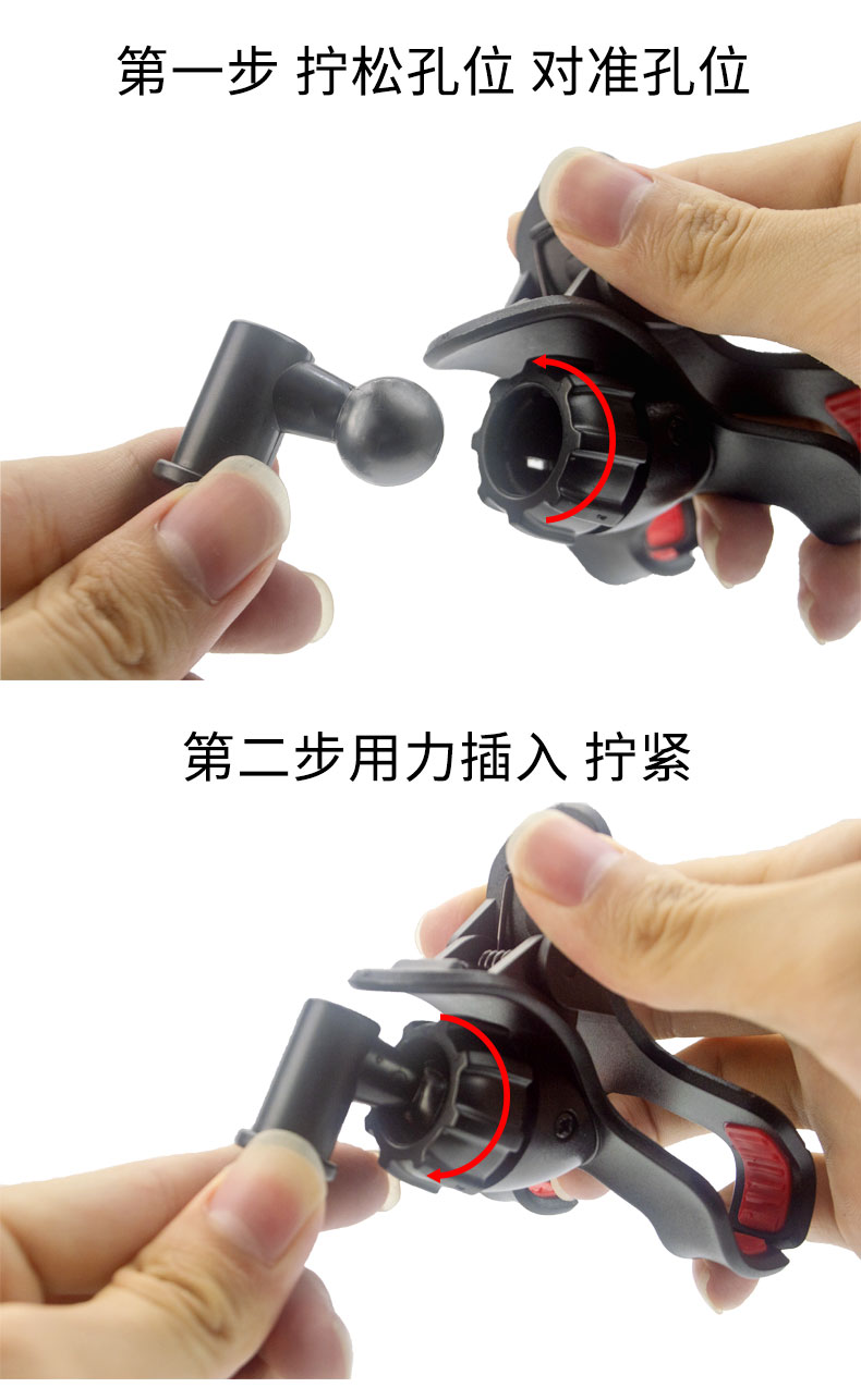 Bảng điều khiển trung tâm xe song phương khung điện thoại di động clip siêu ổn định điều hướng giải trí âm thanh và video điều chỉnh đa góc - Phụ kiện điện thoại trong ô tô giá để điện thoại trên oto