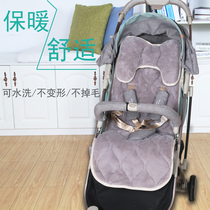 Baby stroller cotton pad Four Seasons universal stroller cushion baby high landscape stroller chair cushion handmade cotton