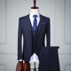 Suit phù hợp với nam giới ba mảnh phù hợp với phiên bản Hàn Quốc chuyên nghiệp phù hợp với chiếc váy dress-up váy chú rể cưới của nam giới