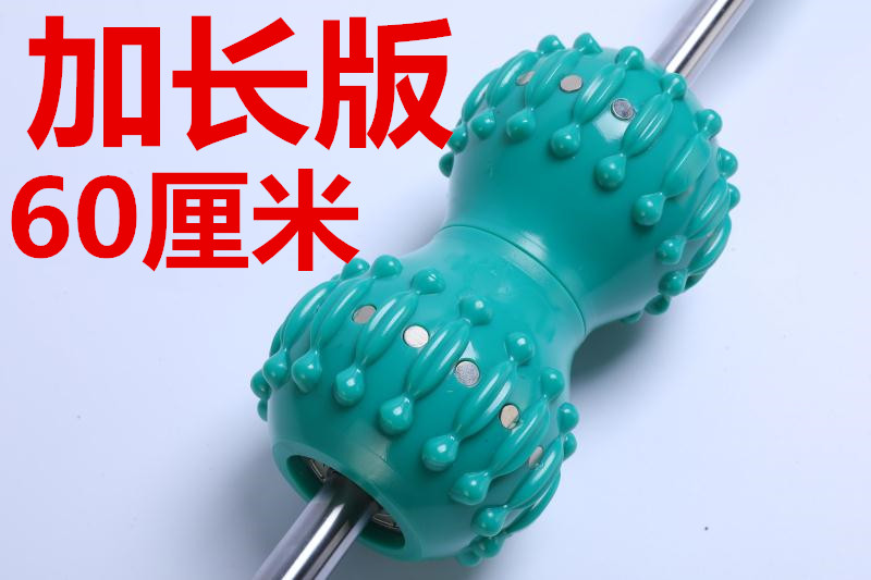 Manual massager roller-type magnetotherapy whole ridge Crest Stud ridge Vertebral Roller Backer Massage Stick shoulder neck waist full body Universal