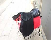 Imported equestrian comprehensive saddle endurance saddle outdoor riding saddle cowhide saddle send 8 sets of accessories