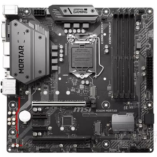 Msi B360M Mortar Mortar Cannon B365M Aorus Elite Little Carving 1151 Socket 8Th and 9Th Generation