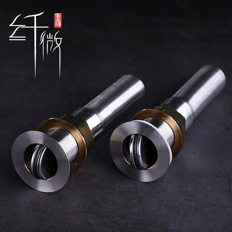 (QIANWEI)Bathroom basin drainer Flap drainer Downwater drainer without overflow hole