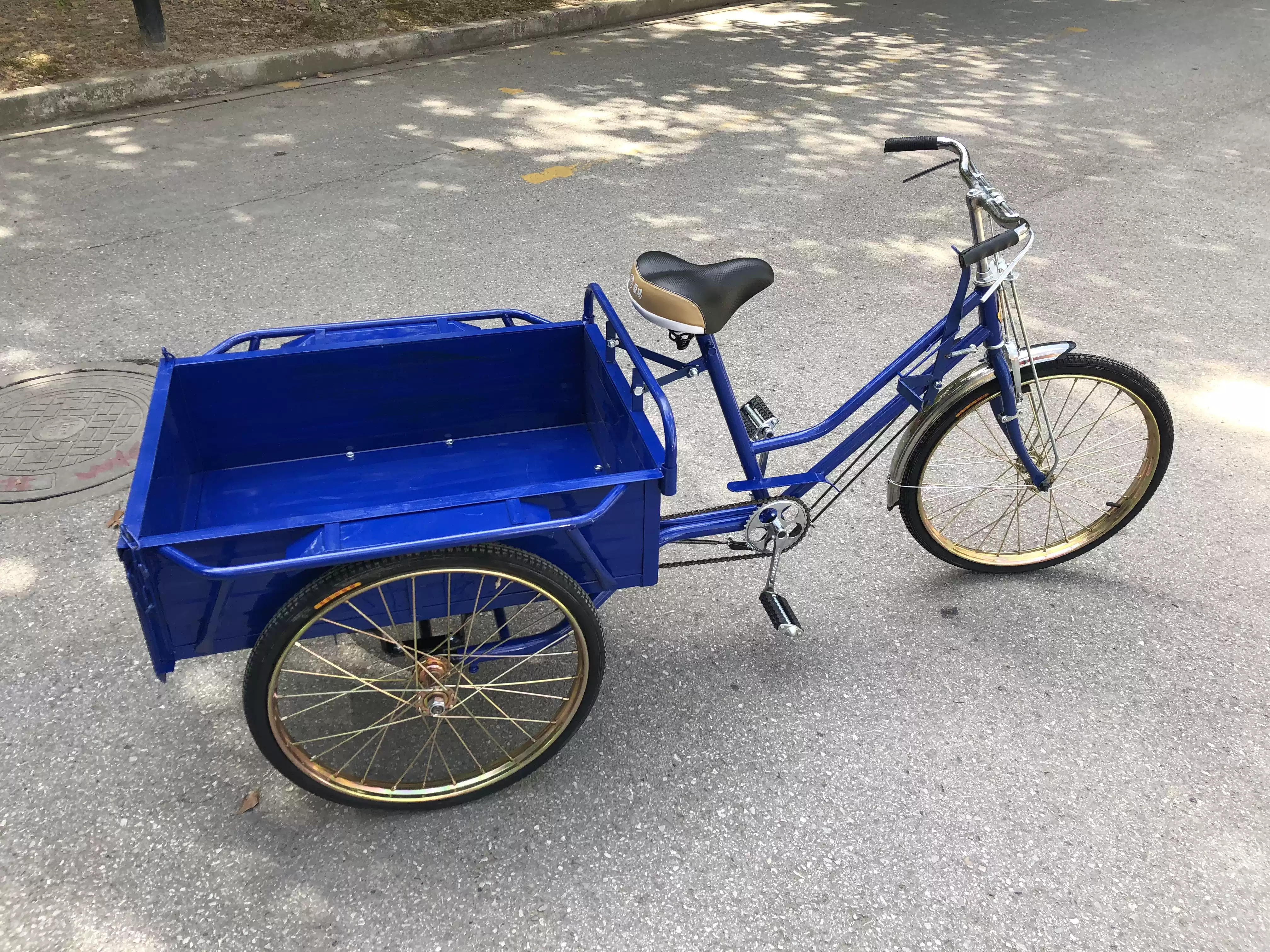 腳踏載貨三輪車人力載重利新20-26寸成人代步車-Taobao-Tmall