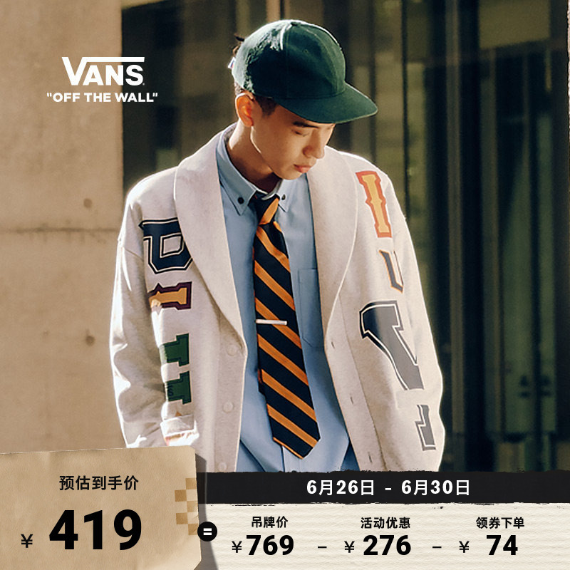 Vans Official Tokyo Design Collective Men's and Women's Couple's Oxford Long-Sleeved Shirt