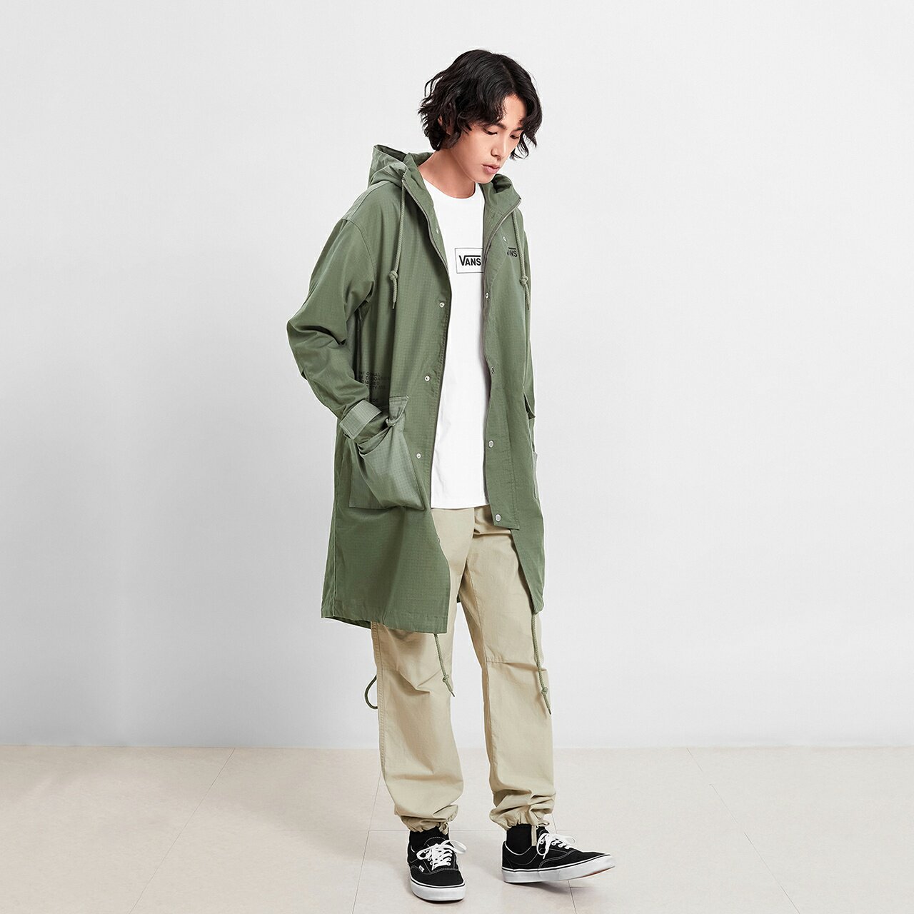 vans trench coat