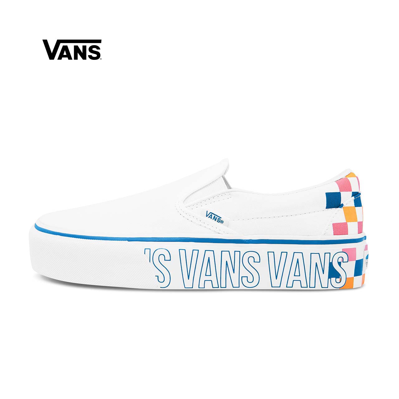 【彩妝周】Vans范斯 經典系列 Slip-On Platform帆布鞋女子官方