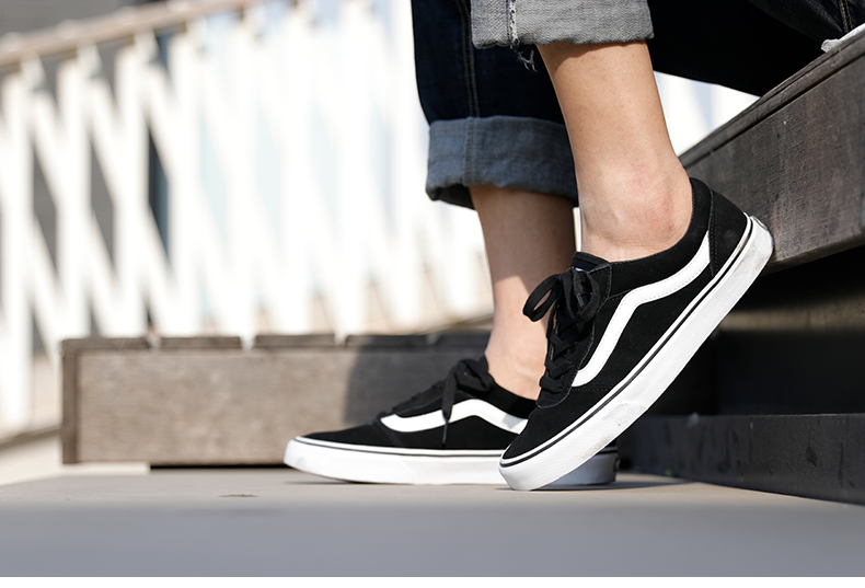 Vans Vans giày nam màu đen giày thường | VN000ZUVC4R giày thể thao nữ 2021
