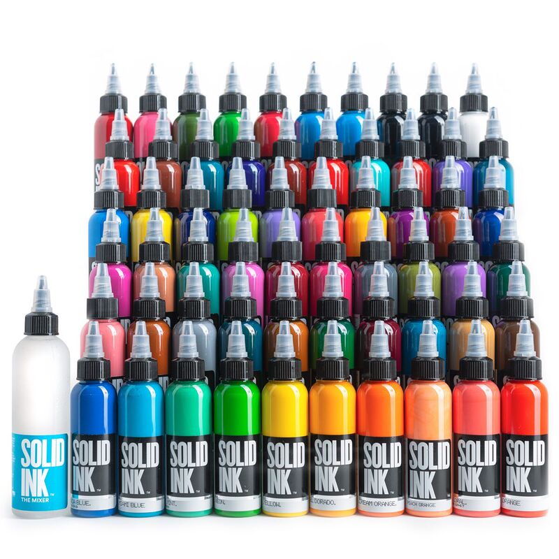 Gold Crown Tattoo Ink Imported Genuine American Gold Crown Color Tattoo Ink 4oz Solidink Jieyi Equipment
