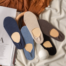  Vegetarian studio 2021 spring and summer new mens invisible socks boat socks silicone sneakers socks mens socks