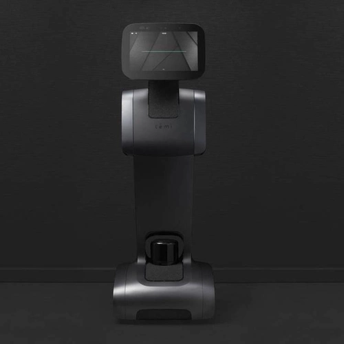 Интеллектуальные роботы выставка Холл Холл Добро пожаловать на рекламную дорогу, чтобы следовать руководству по объяснению голоса автоматического диалога