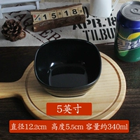 5-дюймовая черная квадратная чаша