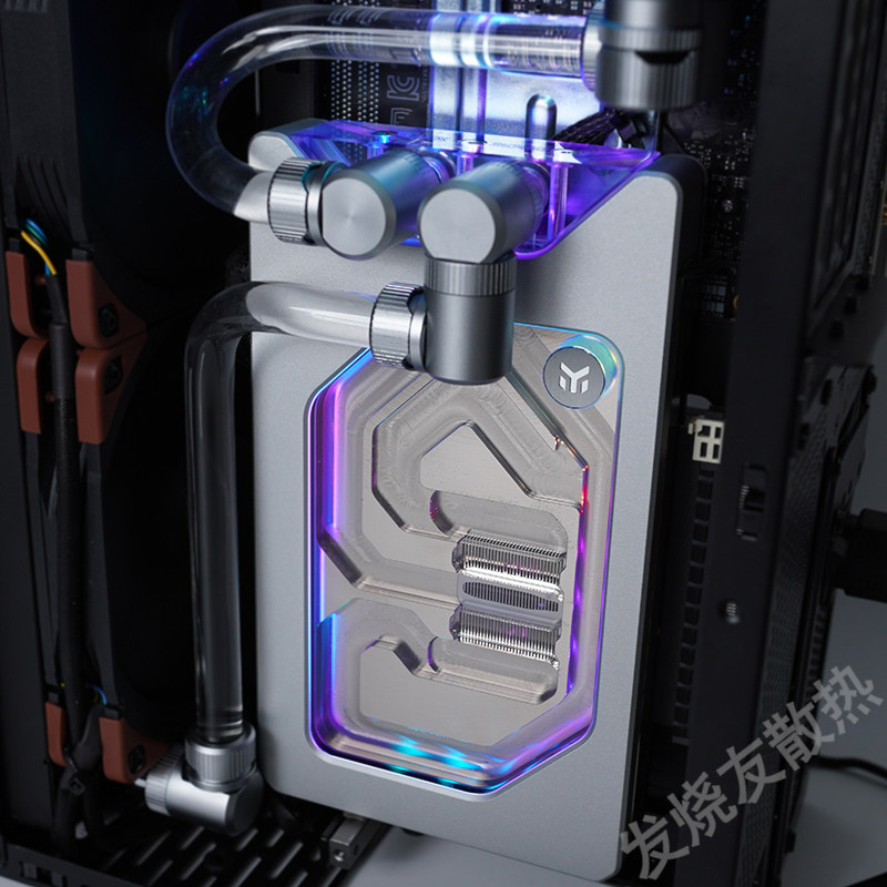 Шасси питания вентилятор комплект поставки  发烧友水冷|ssupd itx机箱 分体式水冷方案 ek水冷硬管套装 Ekwb