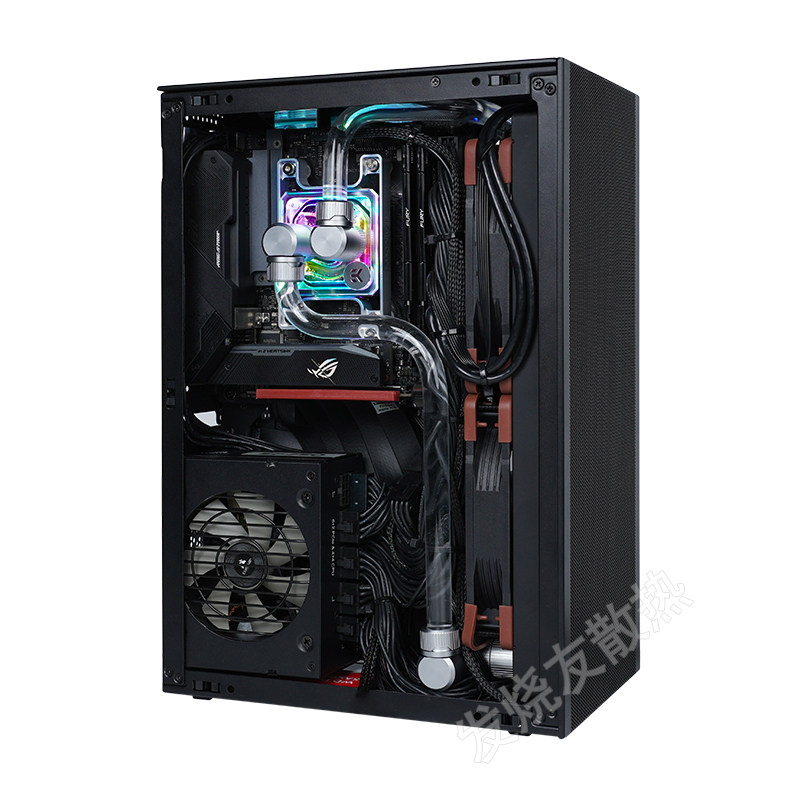 Шасси питания вентилятор комплект поставки  发烧友水冷|ssupd itx机箱 分体式水冷方案 ek水冷硬管套装 Ekwb