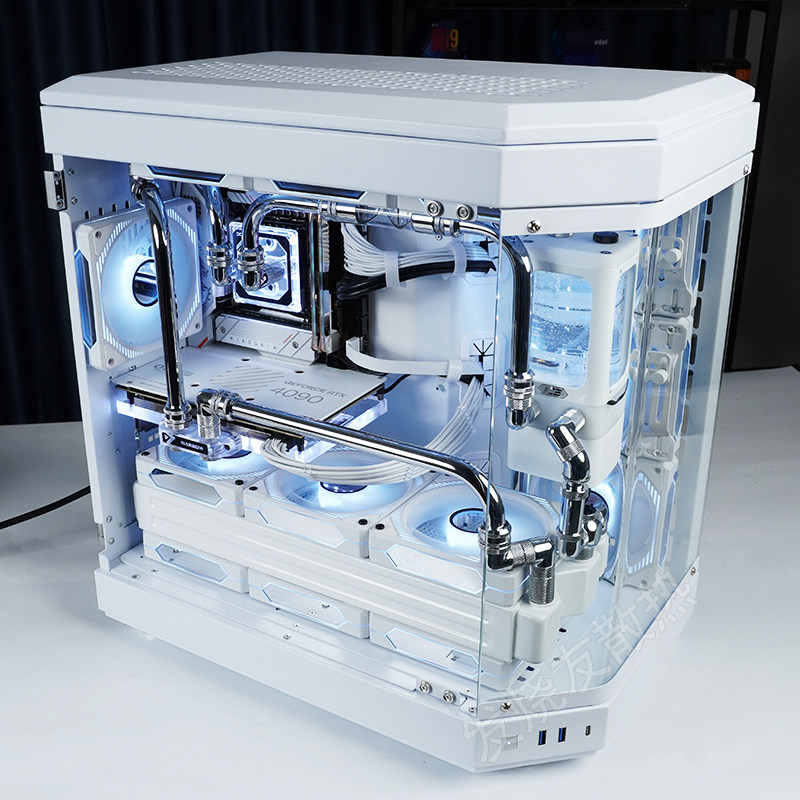 Шасси питания вентилятор комплект поставки  发烧友水冷|hyte y60（复）机箱分体式硬管铜管 cpu显卡水冷方案 Alphacool