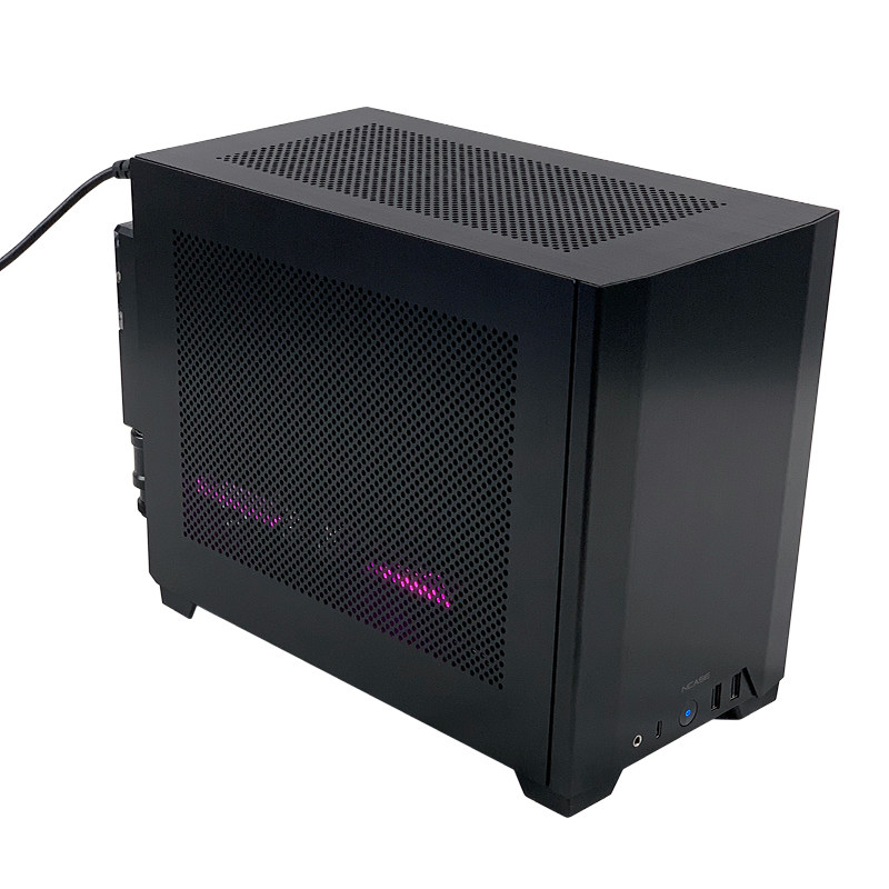 Шасси питания вентилятор комплект поставки  ncase m1 v6 ekwb分体式进口水冷套装 a4机箱cpu显卡散热软管套装 Icemancooler