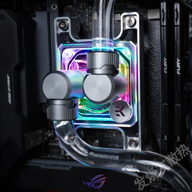 Шасси питания вентилятор комплект поставки  发烧友水冷|ssupd itx机箱 分体式水冷方案 ek水冷硬管套装 Ekwb