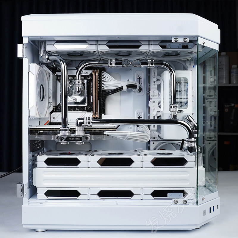 Шасси питания вентилятор комплект поставки  发烧友水冷|hyte y60（复）机箱分体式硬管铜管 cpu显卡水冷方案 Alphacool