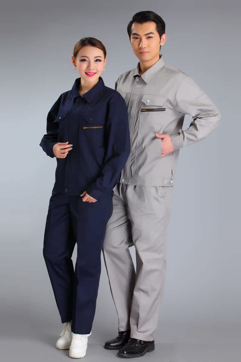 Kỹ thuật quần áo dài tay lò xo dài tay áo đặt thợ sửa chữa ô tô xưởng xưởng công nhân chống tĩnh điện quần áo đồ bộ ống suông