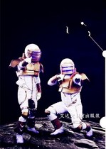 Bar Night Shop Even body suit Exaggerated Head Accessories Stage Party Table Performance Clothing Space Clothing Mask Custom Clothing