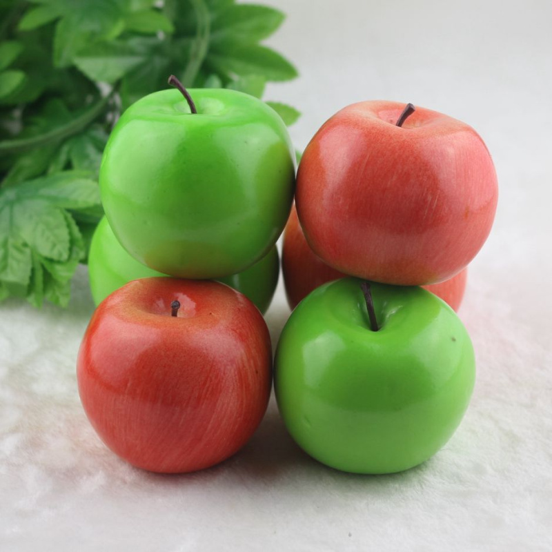 Home Decor Large Size Green Apple Artificial Simulation ...