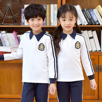 School uniform set childrens sportswear for primary and secondary school students class uniforms 2021 new spring and autumn Korean kindergarten Garden uniforms