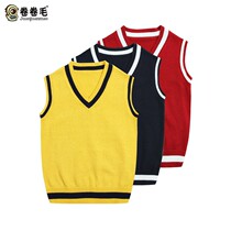 Kindergarten uniforms class uniforms boys and girls children spring and autumn British Academy style vests primary school uniforms sweaters