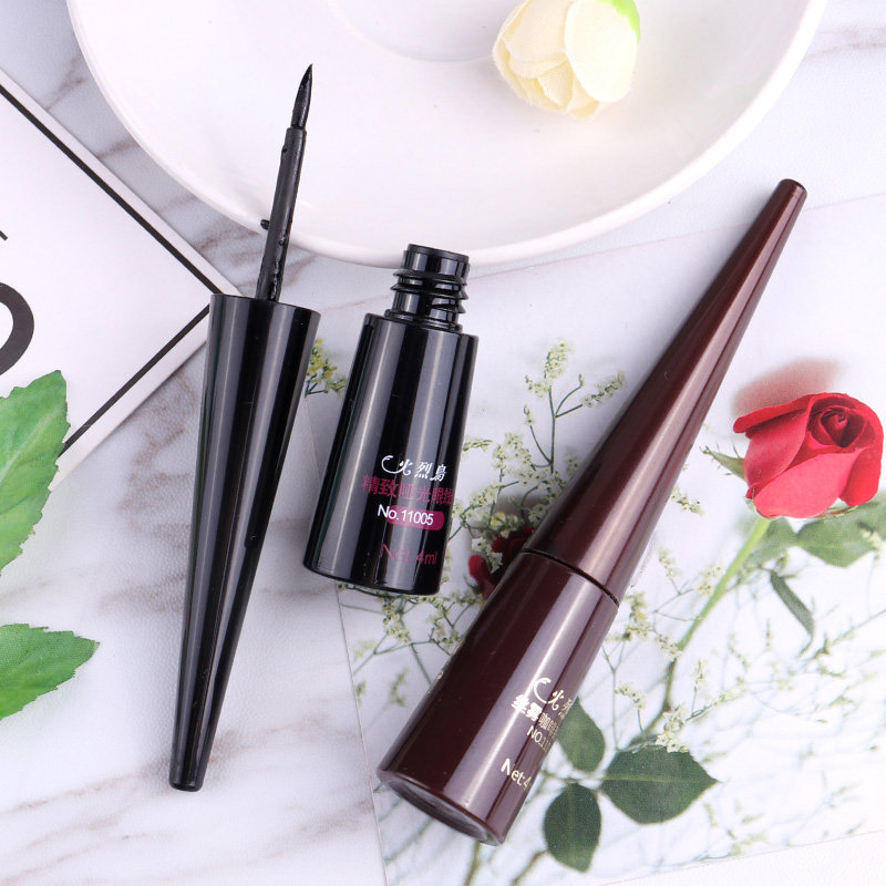 Firebird Eye line liquid female waterproof soft head fine head hard head not easy to dye bottled liquid brown eye line pen