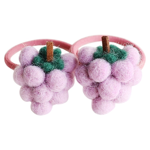 Милый морковный шерстяной войлок, детская резинка, аксессуар