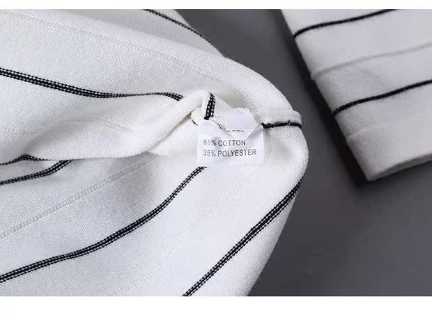 Mùa đông phiên bản Hàn Quốc mới của chiếc áo len dệt kim nam tự cổ tròn áo len chui đầu áo len sọc dài trẻ trung 9107 bộ nỉ nam