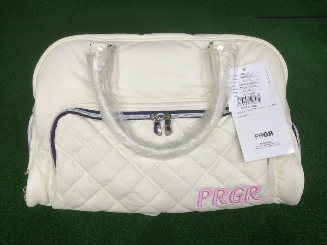 PRGR Ladies Golf Clothing Bag Ladies Golf Off-White