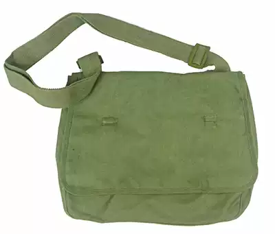 1996 old goods 87 type liberation bag Nuo army green canvas Lei Feng bag marching shoulder satchel