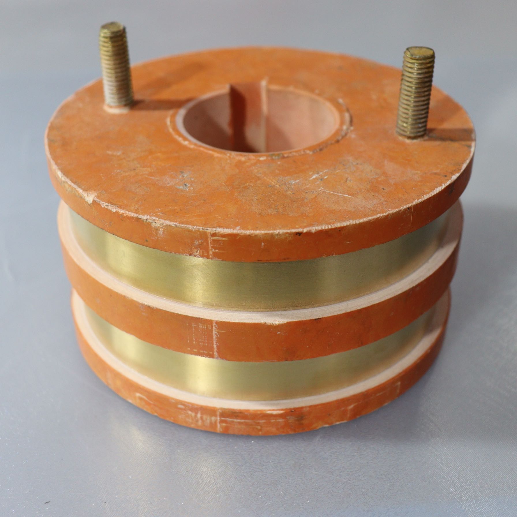 2-way collector ring copper slip ring 50*140*75* inner diameter 50 outer diameter 140 high 75 keyway 14MM