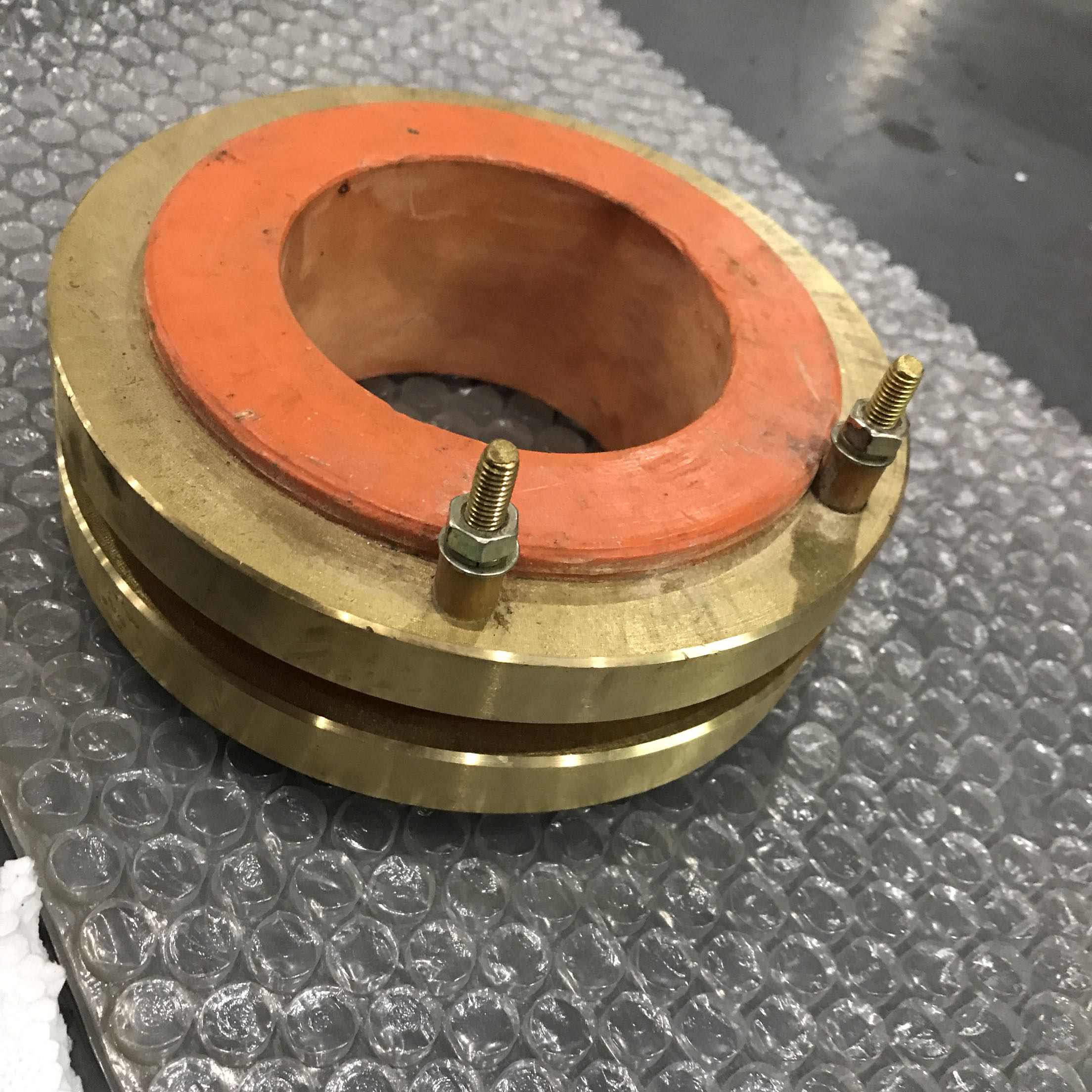 2-way collector ring Copper ring thickened inner diameter 70 75 80 85 90 95 Outer diameter 160 High 60