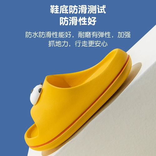 Детские нескользящие мультяшные милые тапочки для мальчиков, мягкая подошва