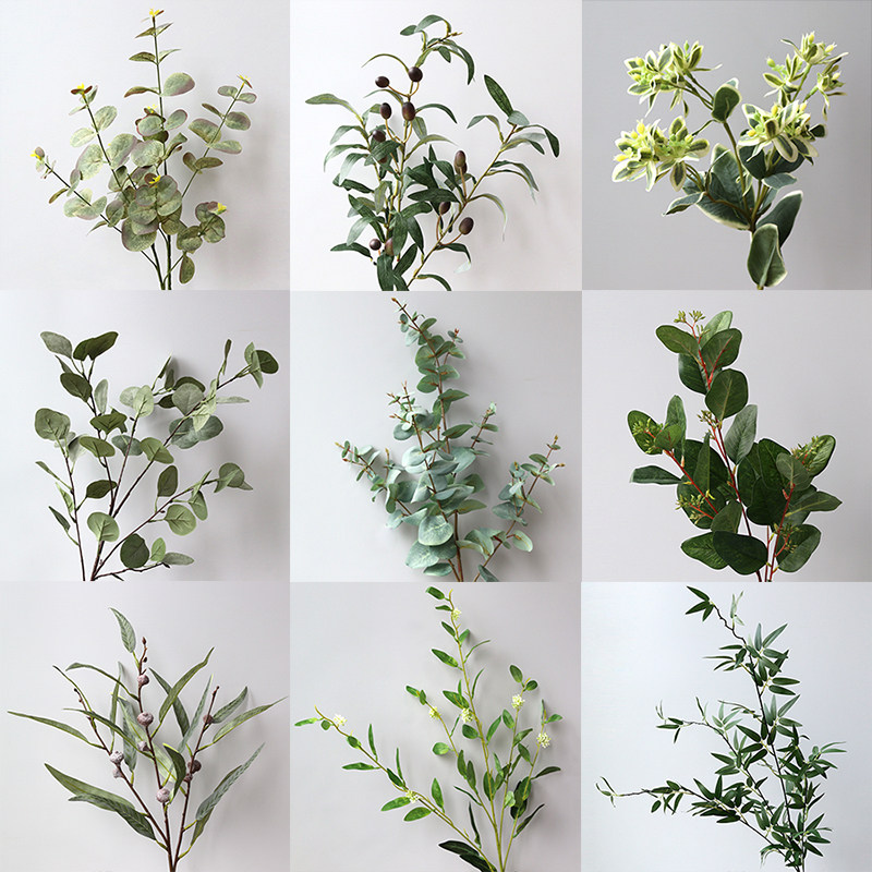 Ugali Green Plant Eucalyptus Emulation Leaf Home Placement Wedding Photography Scene Decoration Landscape Landscaping Fake Tree