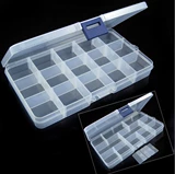 Хранение ювелирных изделий, коробка для мелких аксессуаров для рыболовных приманок, коробка для приманок, коробка для деталей, коробка для аксессуаров, 15 отделений, можно разобрать бесплатно.