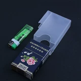 Ультра -тонкий прозрачный пластиковой сигаретный корпус табачный оболочка, полная сумка с мягкой раковиной, 20 сигарет, творческая творческая устойчивость