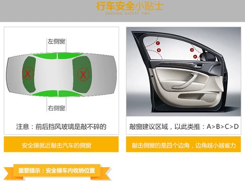 Бесплатная доставка Производитель для автомобилей автомобилей Hammer Hammer для двух -инфункциональных сроков срока службы -молоток пожарной эвакуационный молот Lv835