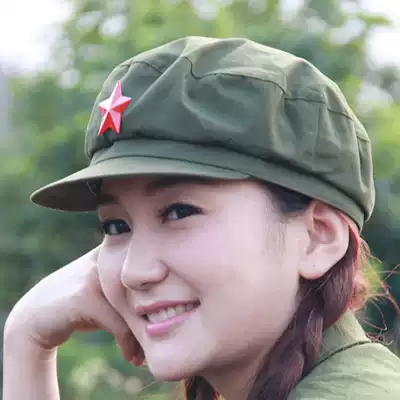 1969 Original five-star hat emblem 65 red five-pointed star Five-pointed star collection New five-pointed star badge