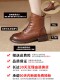 Martin Boots for Women, Spring and Autumn Single Boots, 2025 New Style, British Style Short Boots, Genuine Leather, Soft Sole, Soft Leather, Winter Fleece-Lined Boots