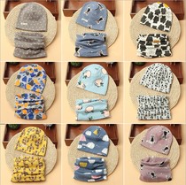 1-7 year old new Korean version Childrens autumn winter hat baby cotton warm cover head cap circumference