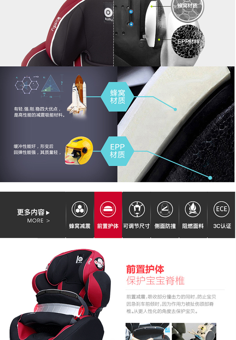 德国  奇蒂  凤凰骑士2代 儿童汽车安全座椅 图3