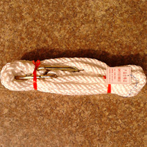 High-altitude operation safety rope factory price supply high-quality Taizhou Huashun double hook safety rope
