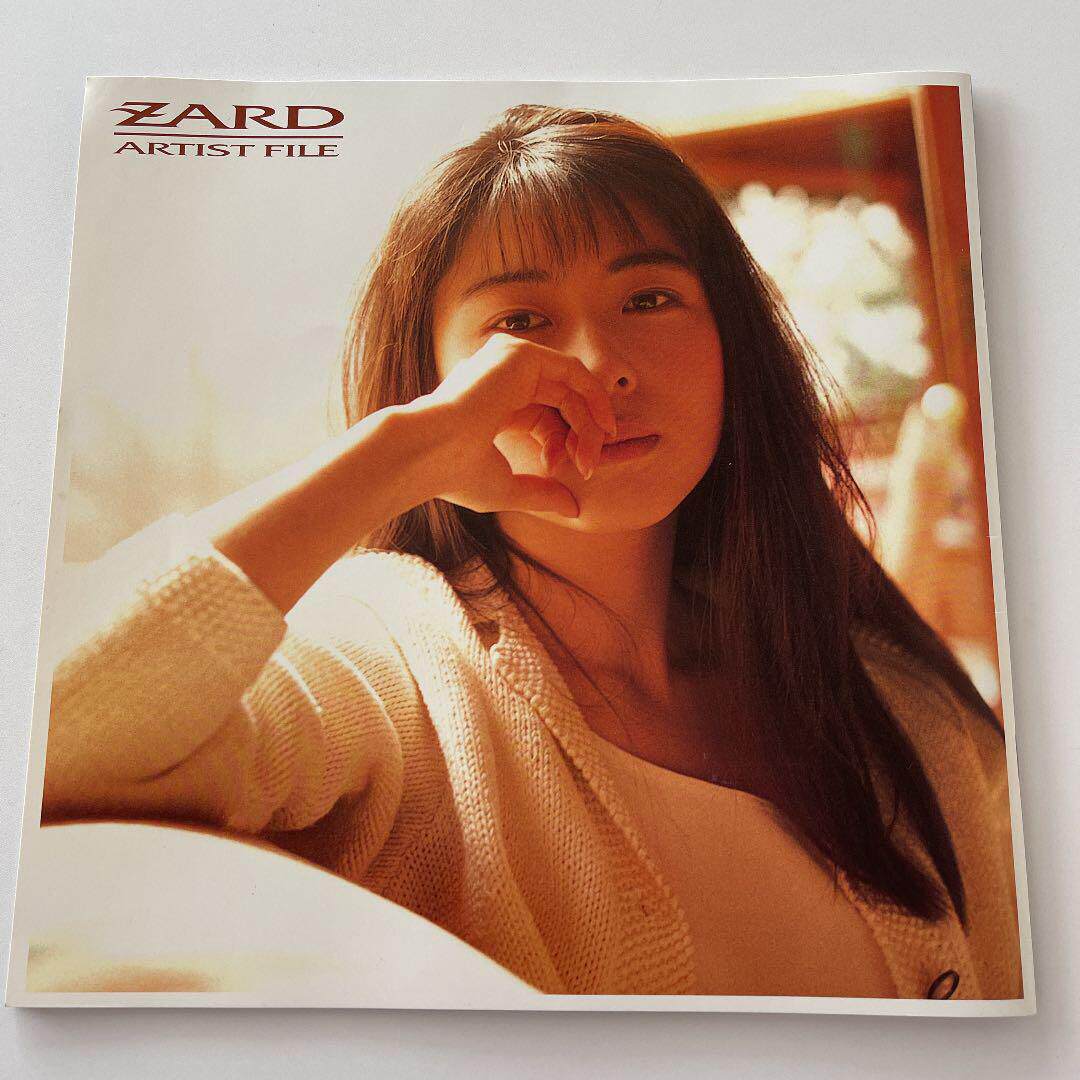 ZARD 坂井泉水写真集「ARTIST FILE」印刷亲笔签名赠言精美本